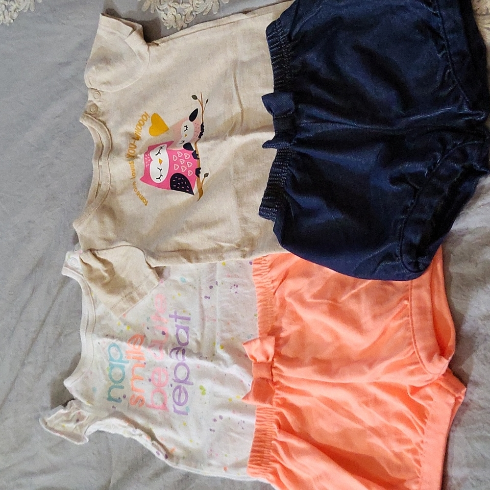 2 onsies with shorts